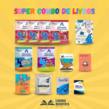 Combo 4° Ano - NÃO BILÍNGUE - COM ARTES - Imagem 1