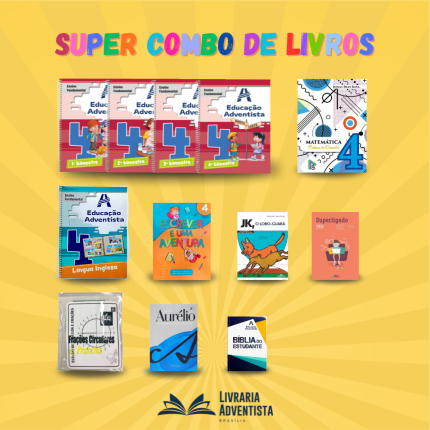 Combo 4° Ano - NÃO BILÍNGUE - SEM ARTES - Imagem 1