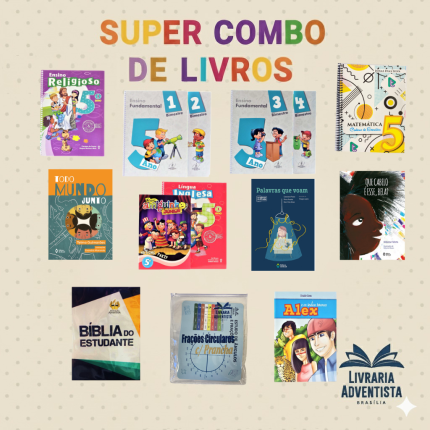 Combo 5º Ano - NÃO BILÍNGUE - SEM ARTES - Imagem 1