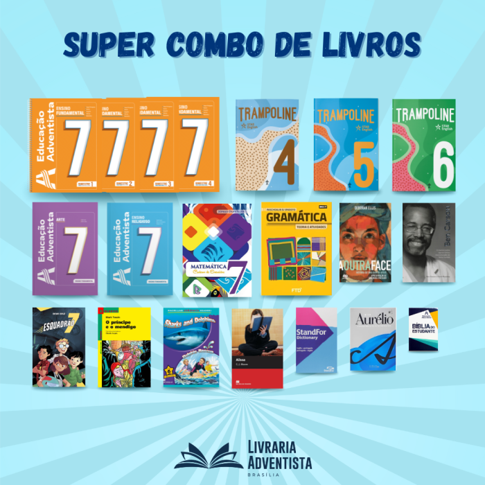 SUPER COMBO DE LIVROS BILÍNGUE SOBRADINHO