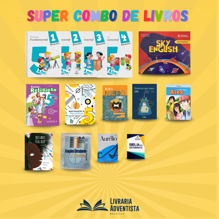Combo 5º Ano - BILÍNGUE - SEM ARTES