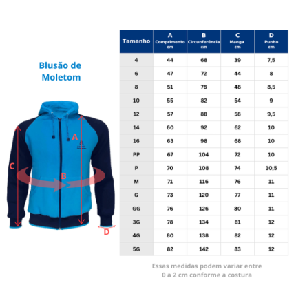 Blusão de Moletom - Maternal, Ensino Fundamental e Ensino Médio - Imagem 5