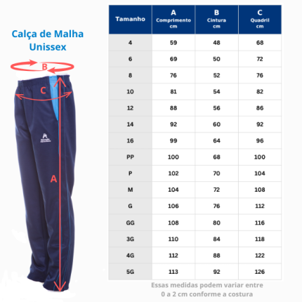 Calça de Malha Unissex - Maternal, Ensino Fundamental e Ensino Médio - Imagem 3