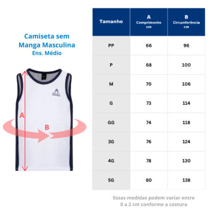 Camiseta S/Manga Masculina - Ensino Médio - Imagem 4