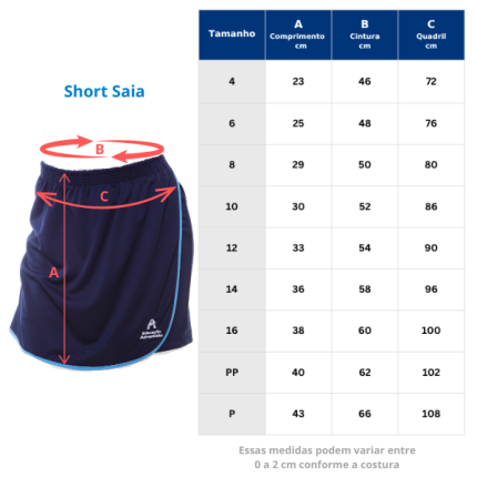 Short Saia - Maternal e Ensino Fundamental I - Imagem 3