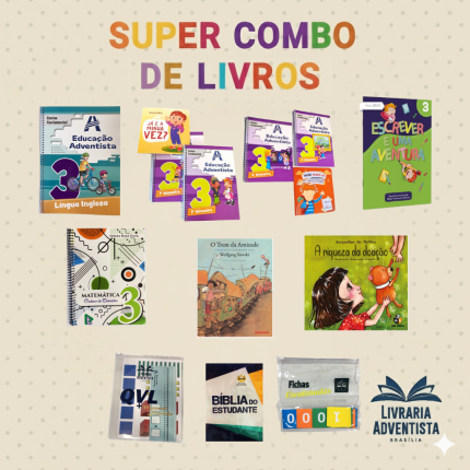 Combo 3° Ano  - Ensino Fundamental - NÃO BILÍNGUE - SEM ARTES - Imagem 1