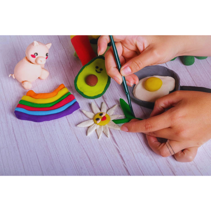 Massa de Modelar a Base de Cera 12 Cores Uti Guti - Imagem 3